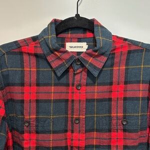 Taylor Stitch: Utility Shirt in Brushed Red Plaid (M, sie 40) LIKE-NEW